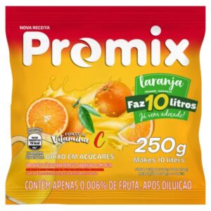 REFRESCO PÓ PROMIX 250G/10L LARANJA