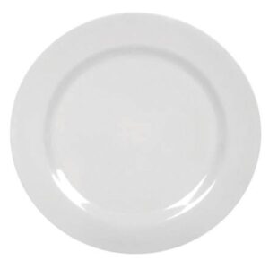 PRATO MELAMINE YANGZI SOBREMESA BRANCO 18CM