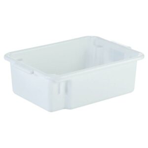 CAIXA PLÁSTICA ORGANIZADORA SANTANA 5,65L SEM TAMPA BRANCA