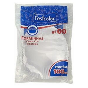 FORMINHA FESTCOLOR NÚMERO 00 BRANCA 10X100