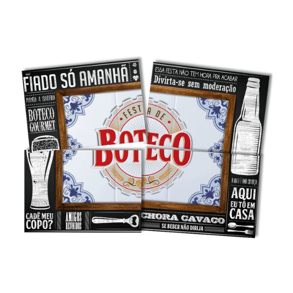 PAINEL 4 LÂMINAS BOTECO 5X1 104049