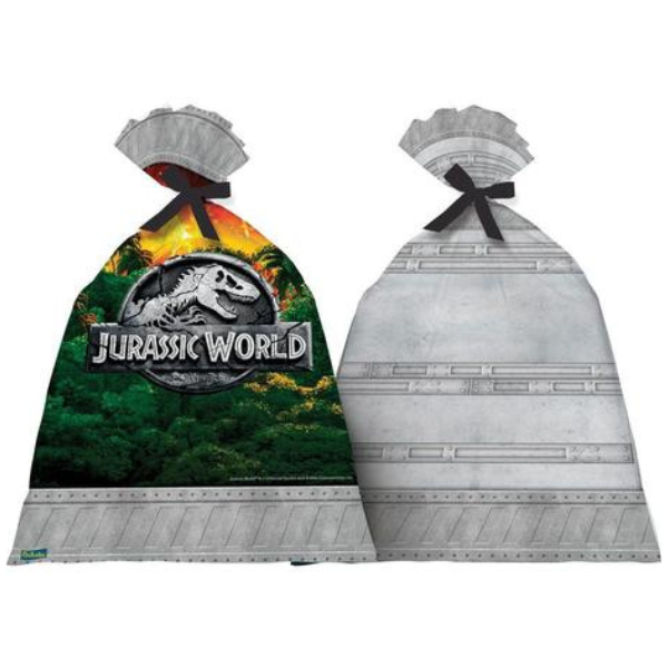 SACOLA PLÁSTICA JURASSIC WORLD 2 COM 8