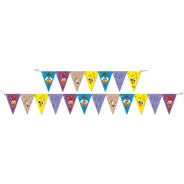 FAIXA DECORATIVA GALINHA PINTADINHA 12X1 105684