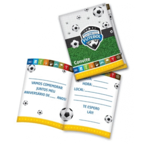 CONVITE APAIXONADOS POR FUTEBOL 12X8 103999