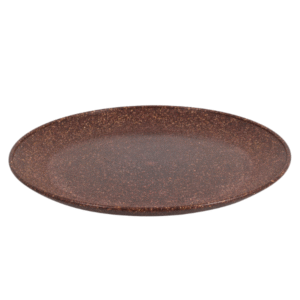 PRATO PLÁSTICA EVO LANCHE 21X1,8CM IMBUIA