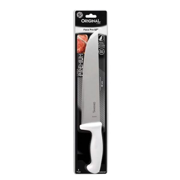 FACA INOX ORIGINAL PRO 10` TAMANHO 40,0CM UNIDADE