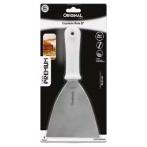 ESPATULA ORIGINAL INOX 5` RETA 24,5CM UNIDADE