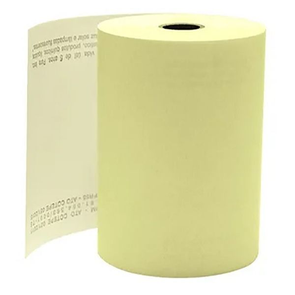 BOBINA PAPEL DML 79X30M TÉRMICO AMARELA COM 30