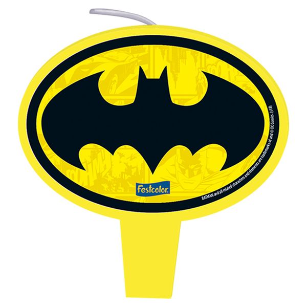 VELA FESTCOLOR TEMÁTICA BATMAN GEEK UNIDADE