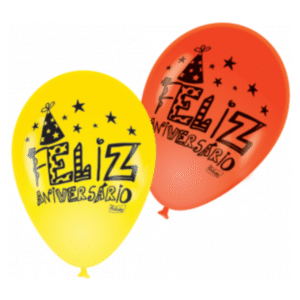 BALÃO FESTCOLOR FELIZ ANIVERSÁRIO COM 25