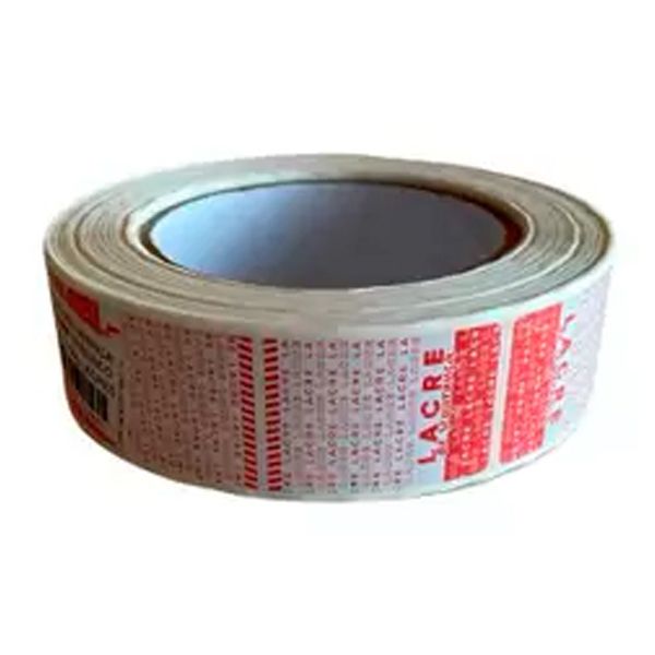 LACRE ADESIVO LANCHE PLUMA VERMELHO 30X90 COM 500