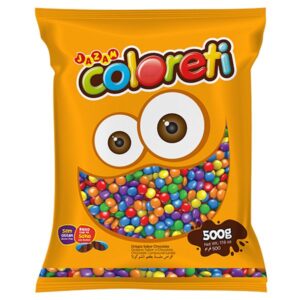 PASTILHA COLORETI MINI COM 500G