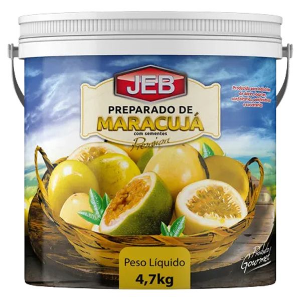 PREPARADO DE FRUTA JEB MARACUJÁ COM 4,7KG