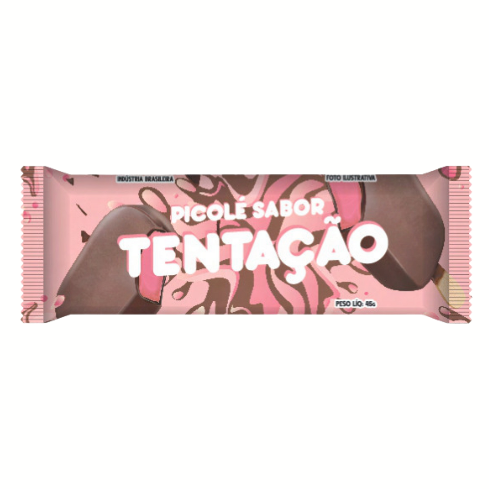 SAQUINHO BOPP RIACHO PARA PICOLÉ TENTAÇÃO COM 200G