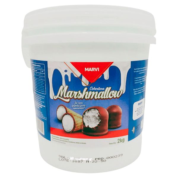 COBERTURA MARVI MARSHMALLOW BAUNILHA 2KGS