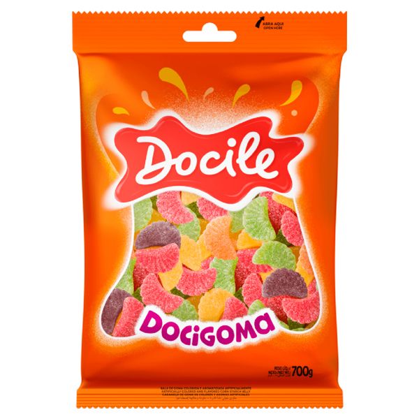 BALA DOCIGOMA DOCILE GOMOS COM 700G