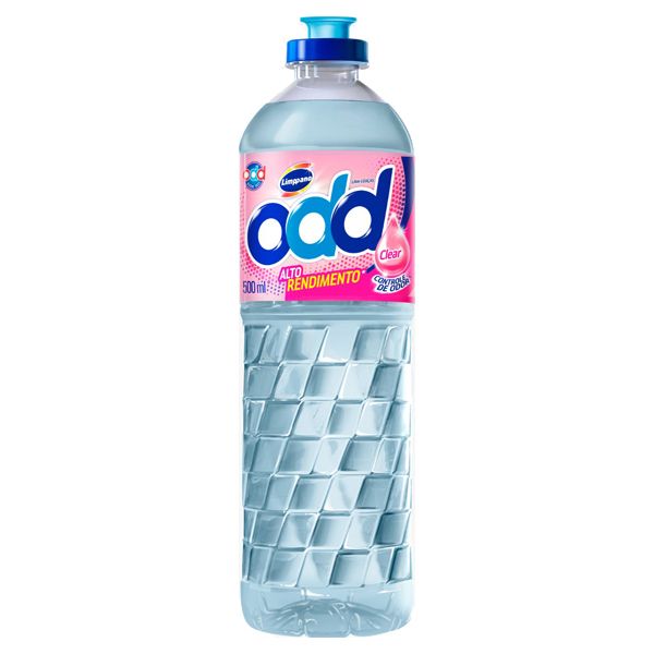 DETERGENTE ODD ALTO RENDIMENTO CLEAR 500ML