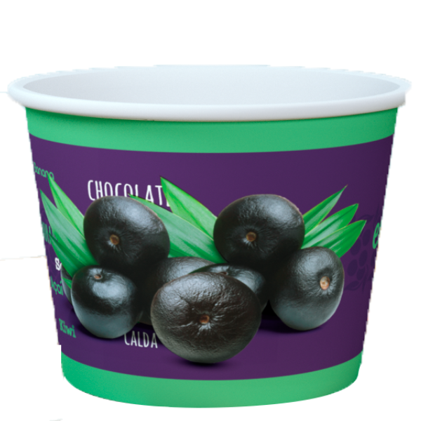 POTE PAPEL GLOBAL 500ML IMPRESSO AÇAÍ ROXO COM 50