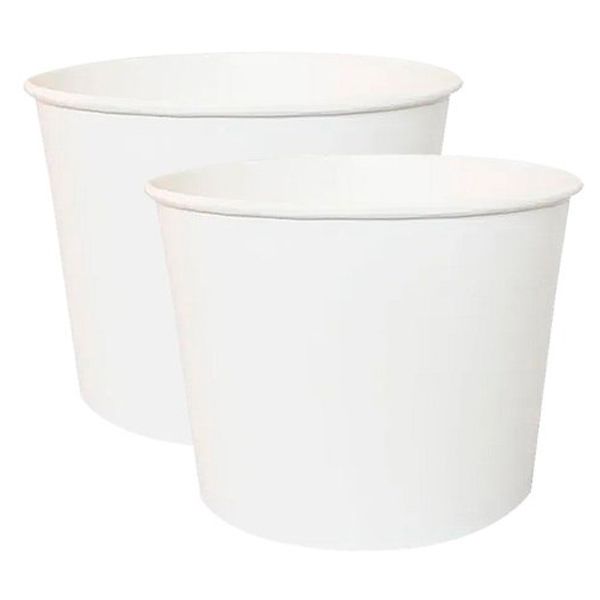 POTE PAPEL GLOBAL 360ML BRANCO COM 50