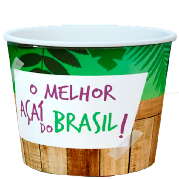 POTE PAPEL GLOBAL 500ML IMPRESSO AMADEIRADO COM 50