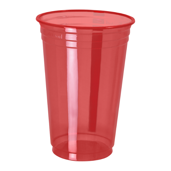 COPO PP COPOBRAS BALADA 330ML VERMELHO COM 25