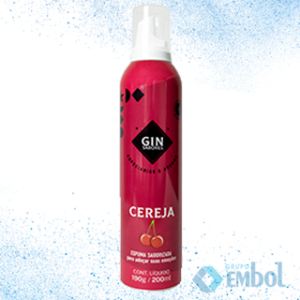 ESPUMA GIN SABOR CEREJA 200G