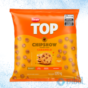 COBERTURA CHIPSHOW TOP CARAMELO HARALD COM 1,01KG