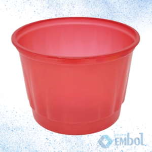 POTE DESCARTAVEL PS KOPUS 250ML VERMELHO C/50