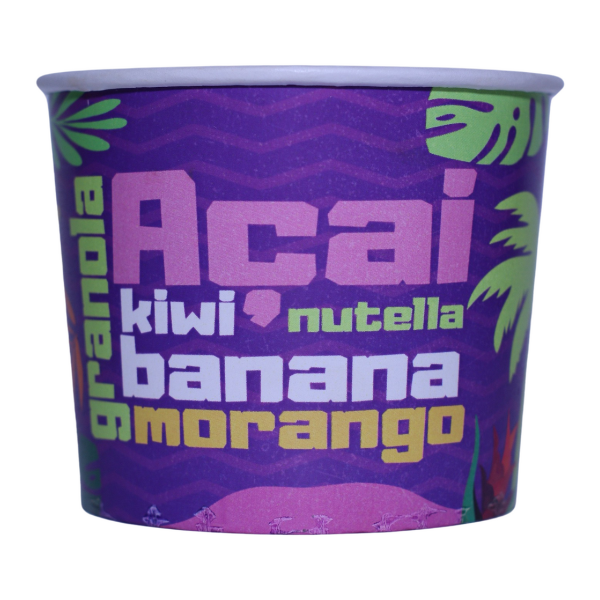 POTE PAPEL GLOBAL 360ML IMPRESSO AÇAÍ COM 50