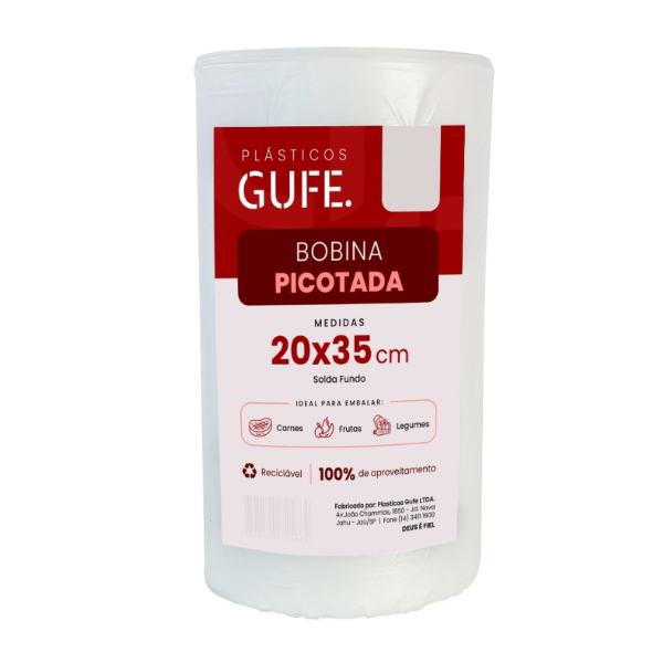 BOBINA PICOTADA GUFE/LIDER SOLDA FUNDA PLUS 20X35 COM 700
