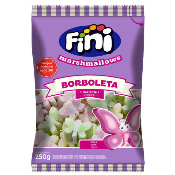 MARSHMALLOW FINI BORBOLETA 250G