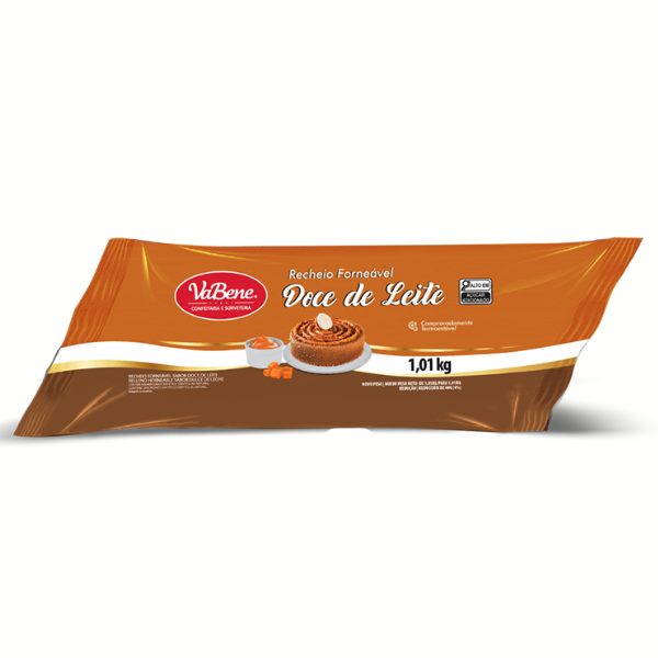 RECHEIO VABENE FORNEÁVEL DOCE DE LEITE 1,01KG