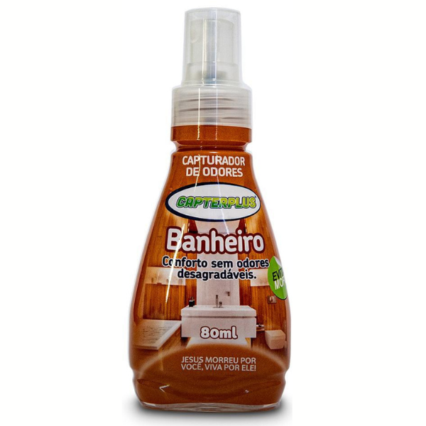 CAPTURADOR ODOR CAPTERPLUS  80ML BANHEIRO