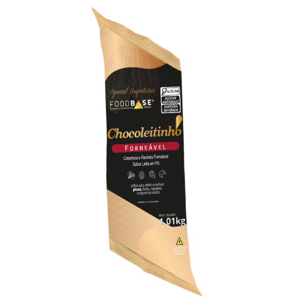 RECHEIO FOODBASE CONFEITARIA CHOCOLEITINHO FORNEÁVEL 1,01KG