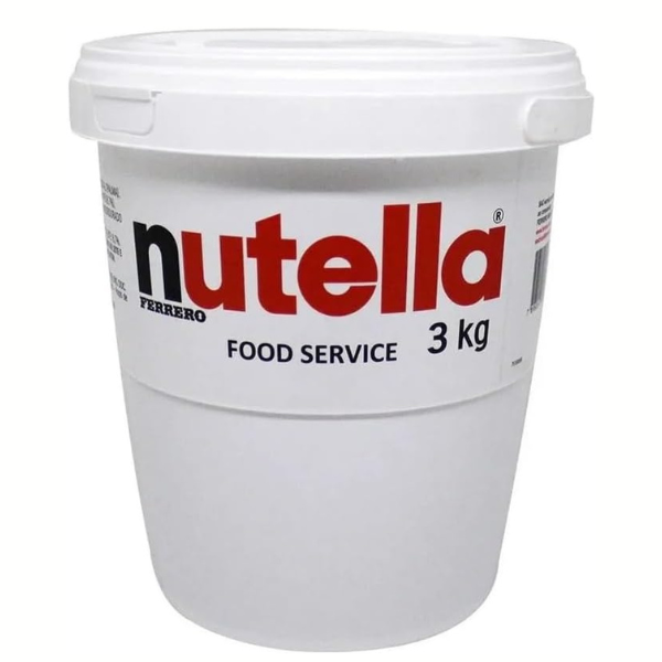 CREME AVELÃ NUTELLA COM CACAU BALDE 3KG