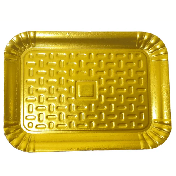 BANDEJA PAPEL LÂMINADO IP B-15 DOURADA COM 25