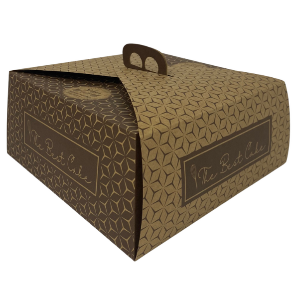CAIXA PARA BOLO IP10K 18X18X11,5 KRAFT COM 50