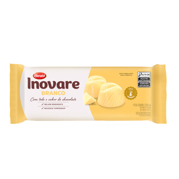 CHOCOLATE INOVARE BRANCO 2,1KG
