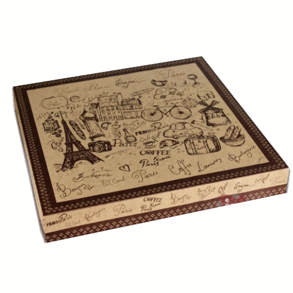 TAMPA PARA CAIXA DE SALGADO IP-23TK GRANDE 35X35X5 KRAFT PARIS C/50