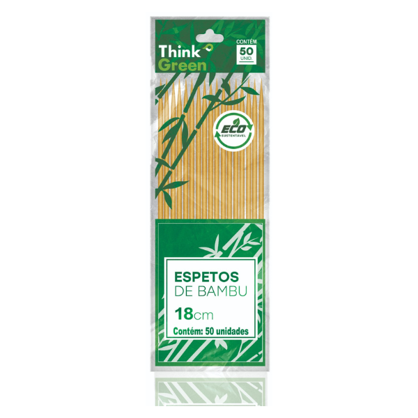 ESPETO TRINK GREEN BAMBU  18CM C/50