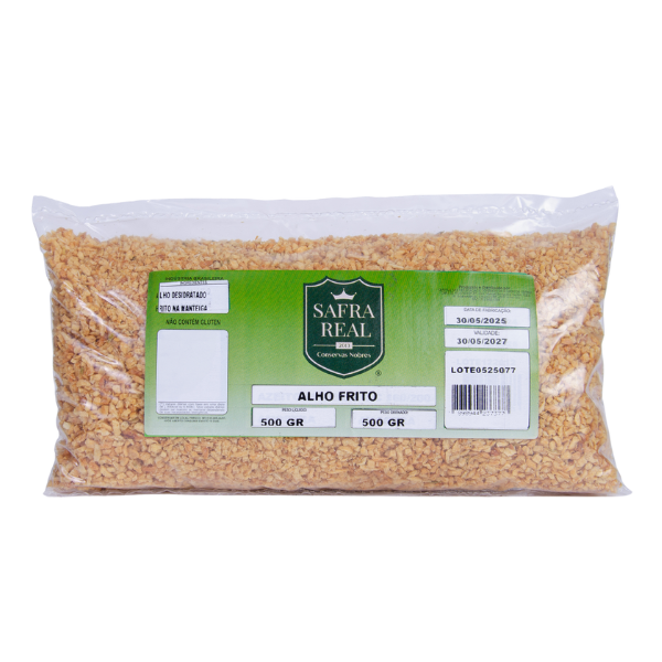 ALHO FRITO GRANULADO SAFRA REAL 500G