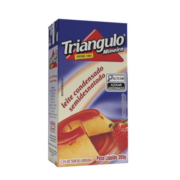 LEITE CONDENSADO TRIANGULO SEMIDESNATADO 395G