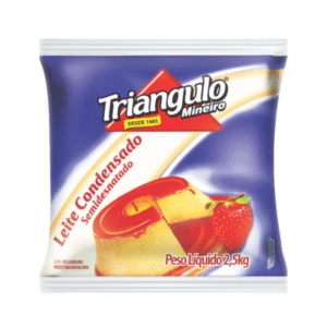 LEITE CONDENSADO SEMIDESNATADO TRIÂNGULO COM 2,5KG