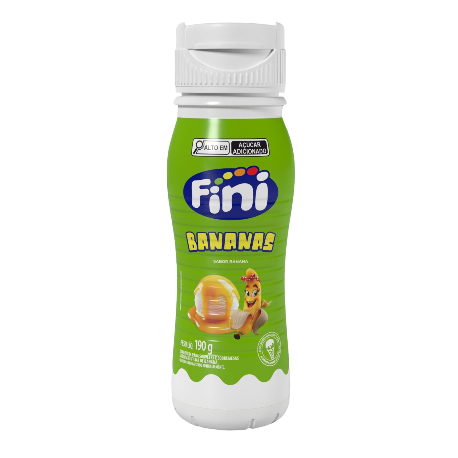 COBERTURA PARA SORVETE FINI BANANA C/ 190G