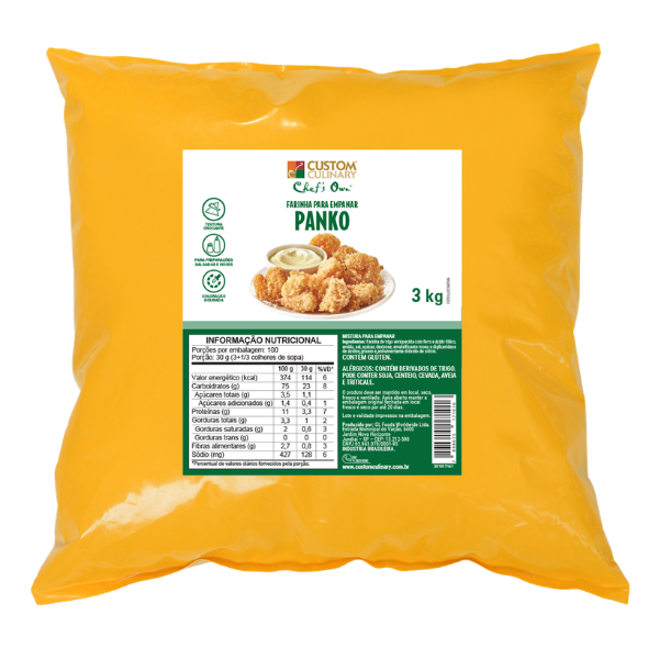 MISTURA PARA EMPANAR PANKO CHEFS OWN C/ 3KG