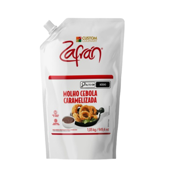 POUCH ZAFRAN MOLHO CEBOLA CARAMELIZADA  COM 1,05KG