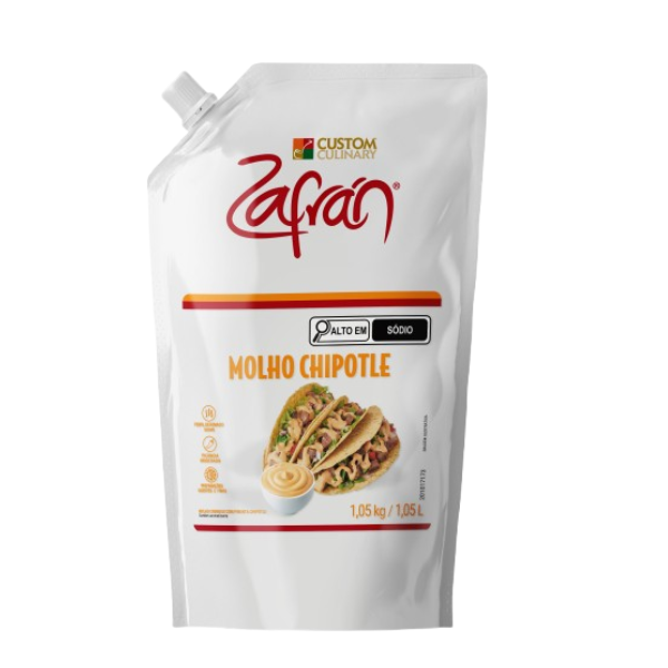 POUCH ZAFRAN MOLHO CHIPOTLE  COM 1,05KG