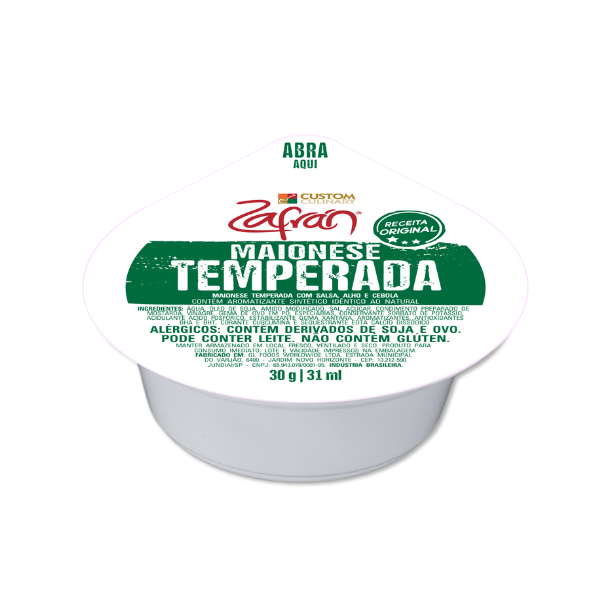 BLISTER ZAFRAN MAIONESE TEMPERADA COM 96 X 30G