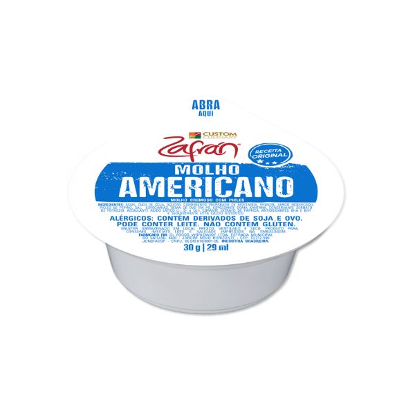 BLISTER ZAFRAN MOLHO AMERICANO COM 96 X 30G