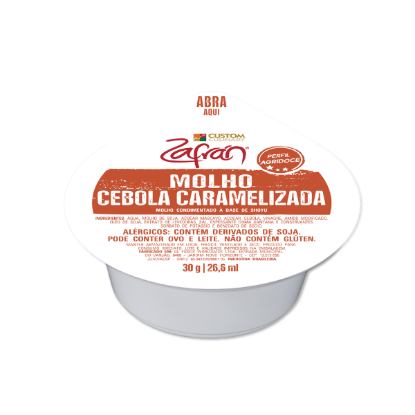 BLISTER ZAFRAN MOLHO CEBOLA CARAMELIZADA COM 96 X 30G
